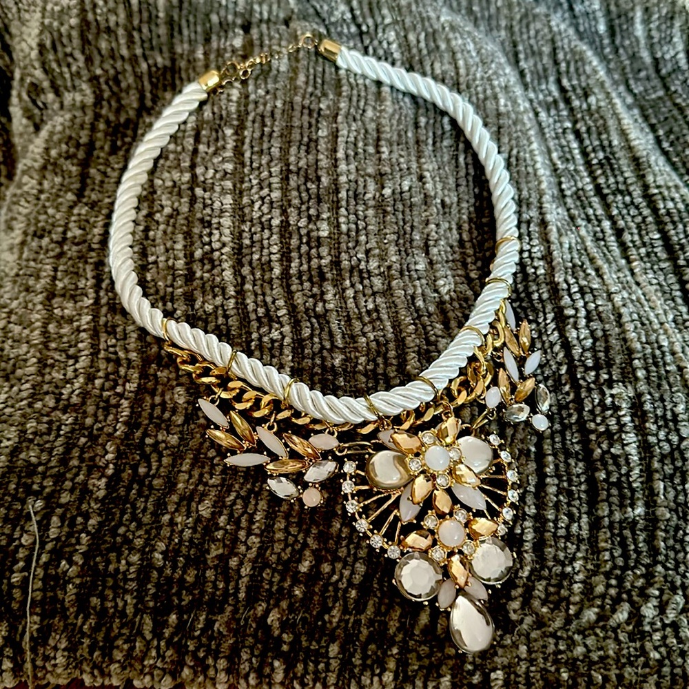 Silk cord women’s choker